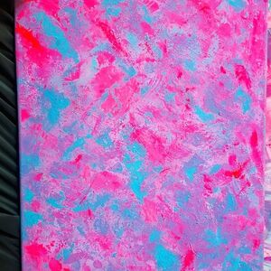 Pink Abstract Painting